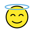 Openmoji😇 Smiley Face With Halo
