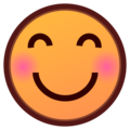 Emojidex 😊 uśmiechnięta twarz z uśmiechniętymi oczami