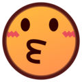 Emojidex 😗 Cute Kiss
