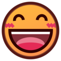 Emojidex 😄 Uśmiechnięta twarz z uśmiechniętymi oczami