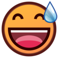 Emojidex 😅 sonrisa de sudor