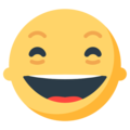 Mozilla 😄 Uśmiechnięta twarz z uśmiechniętymi oczami