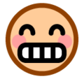 SoftBank 😁 Beaming Face with Smiling Eyes