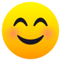 Joypixels 😊 uśmiechnięta twarz z uśmiechniętymi oczami