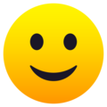 Joypixels 🙂 visage légèrement souriant