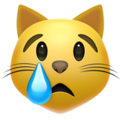Apple 😿 weinende Katze