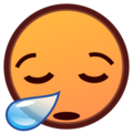 Emojidex 😪 viso assonnato