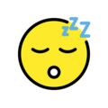 Openmoji😴 Sleeping Face
