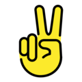 Openmoji✌️ Peace Sign