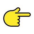 Openmoji👉 Right Pointing Finger