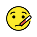 Openmoji🤒 Face with Thermometer