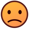 Emojidex 🙁 lekkie zmarszczenie brwi