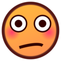 Emojidex 😳 Cara sonrojada