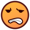 Emojidex 😬 faccia smorfia