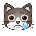 Emojidex 😿 weinende Katze