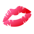 Emojidex 💋 ślady pocałunku