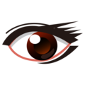 Emojidex 👁️ ojo rojo