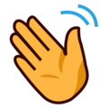 Emojidex 👋 vague de la main