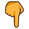 Emojidex 👇 Pointing Down