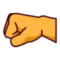 Emojidex 🤛 poing tourné vers la gauche