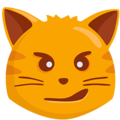 Messenger😼 Cat with Wry Smile