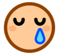 SoftBank 😢 Crying Face