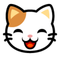SoftBank 😺 gato sorridente