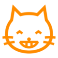 Docomo 😸 gato sonriente con ojos sonrientes