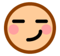 SoftBank 😏 grinsendes Gesicht