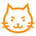 Docomo 😼 Katze mit schiefem Lächeln