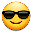 Microsoft 😎 visage cool avec des lunettes de soleil