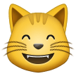 Microsoft 😸 Grinning Cat with Smiling Eyes