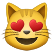 Microsoft 😻 kalp gözlü gülümseyen kedi