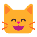Samsung 😸 gülümseyen gözlerle sırıtan kedi
