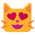 Samsung 😻 kalp gözlü gülümseyen kedi