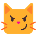 Samsung 😼 gato con sonrisa irónica