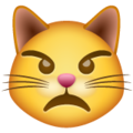 Whatsapp 😾 Pouting Cat