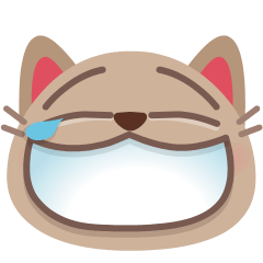 Skype 😹 gatto con lacrime di gioia