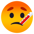 Joypixels 🤒 Face with Thermometer