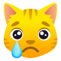 Joypixels 😿 gato chorando