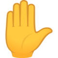 Joypixels ✋ erhobene Hand