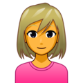 Emojidex 👱‍♀️ blond kobieta