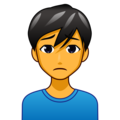 Emojidex 🙍‍♂️ Man Frowning