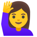 Google 🙋‍♀️ Girl Raising Her Hand