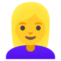 Google 👱‍♀️ Blond Woman