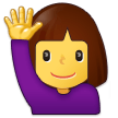 Microsoft 🙋‍♀️ Girl Raising Her Hand