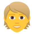 Joypixels 👱 Person with Blond Hair