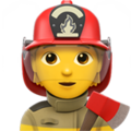 Apple 🧑‍🚒👨‍🚒👩‍🚒 Firefighter