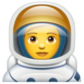 Whatsapp 🧑‍🚀👨‍🚀👩‍🚀 astronaute