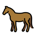Openmoji🐎🐴 Pferd